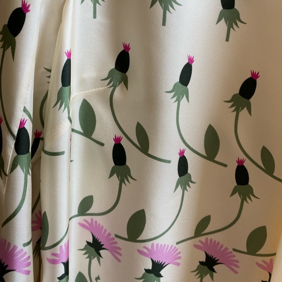 NWT Valentino SS20 Floral Silk Dress SZ 0 - Picture 5 of 7